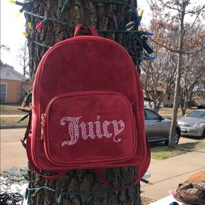 Juicy Couture Vibrant Red Backpack